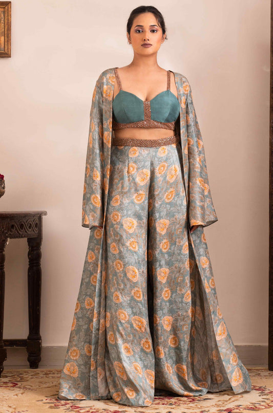 Chintz printed 3 peice Co-ord set - My Store