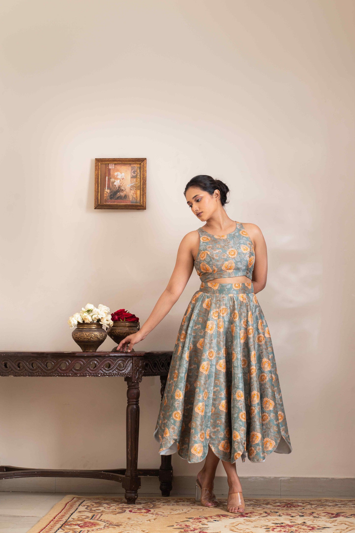 Chintz french reversible scallop set - My Store