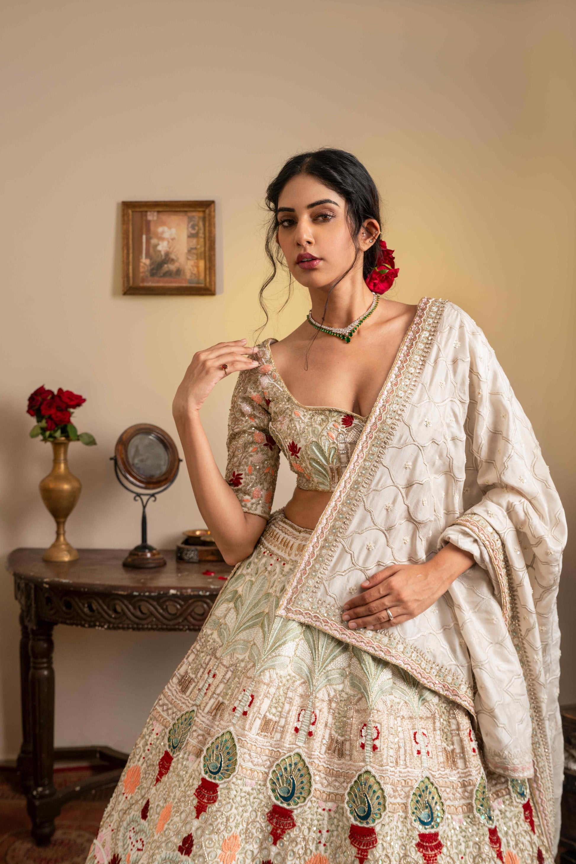 Pichwai lehenga set - My Store