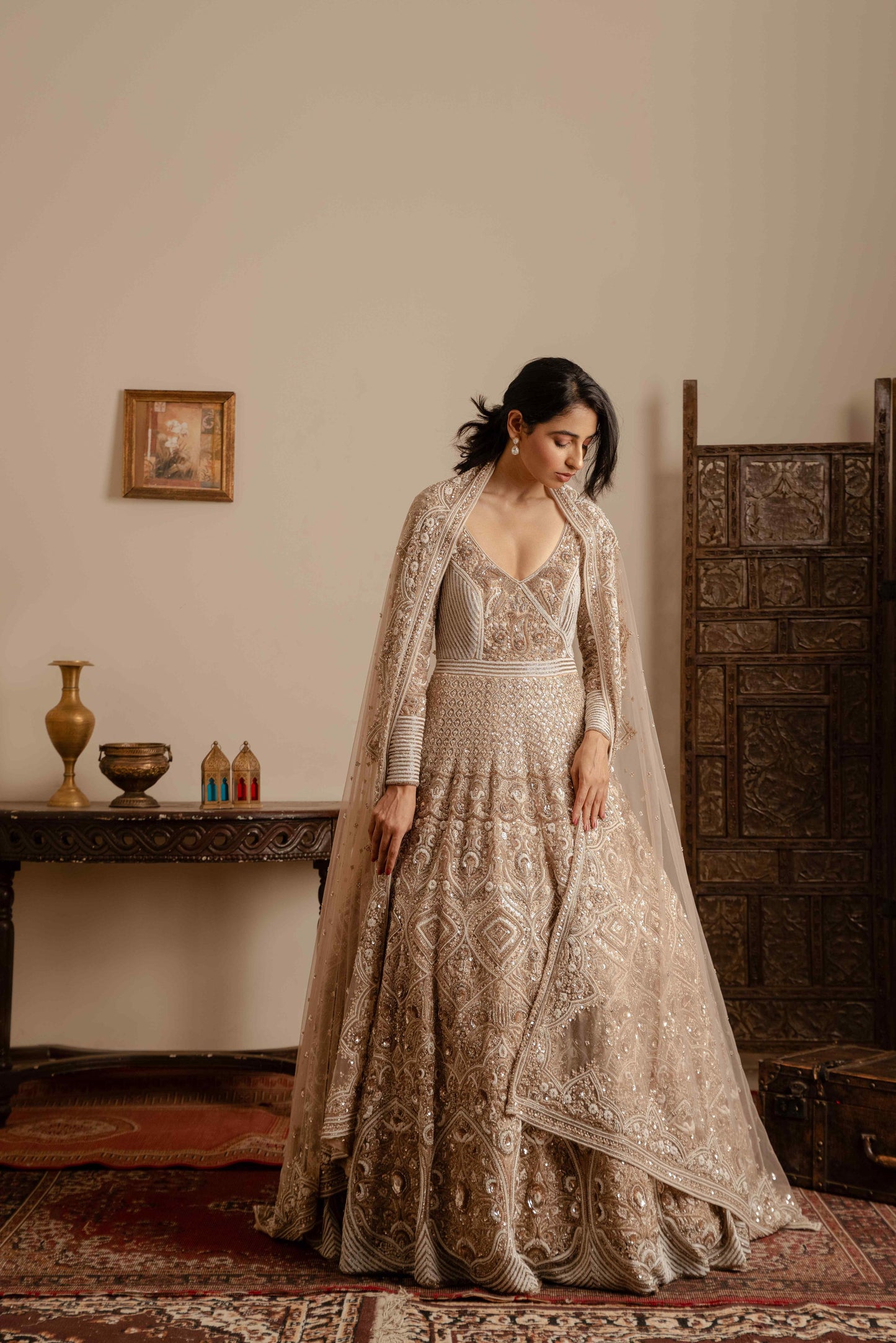 Kashida gown set - My Store