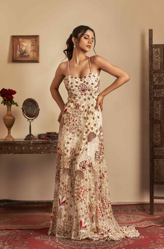 Pichwai cocktail gown - My Store