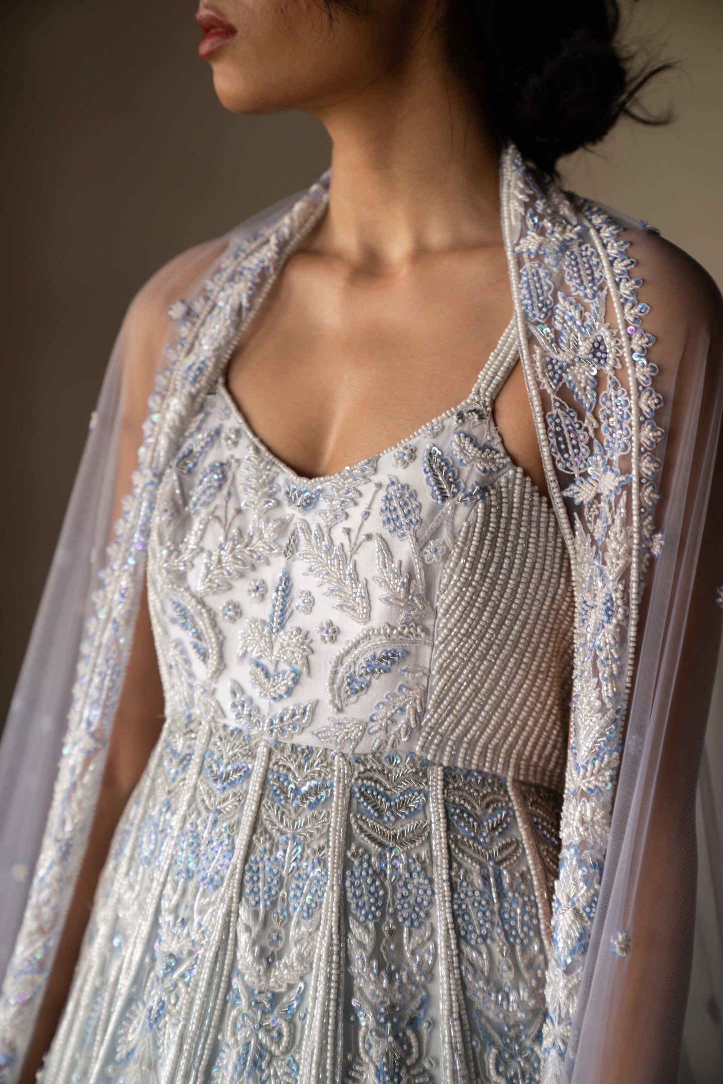 Chintz gown with jacket set - My Store