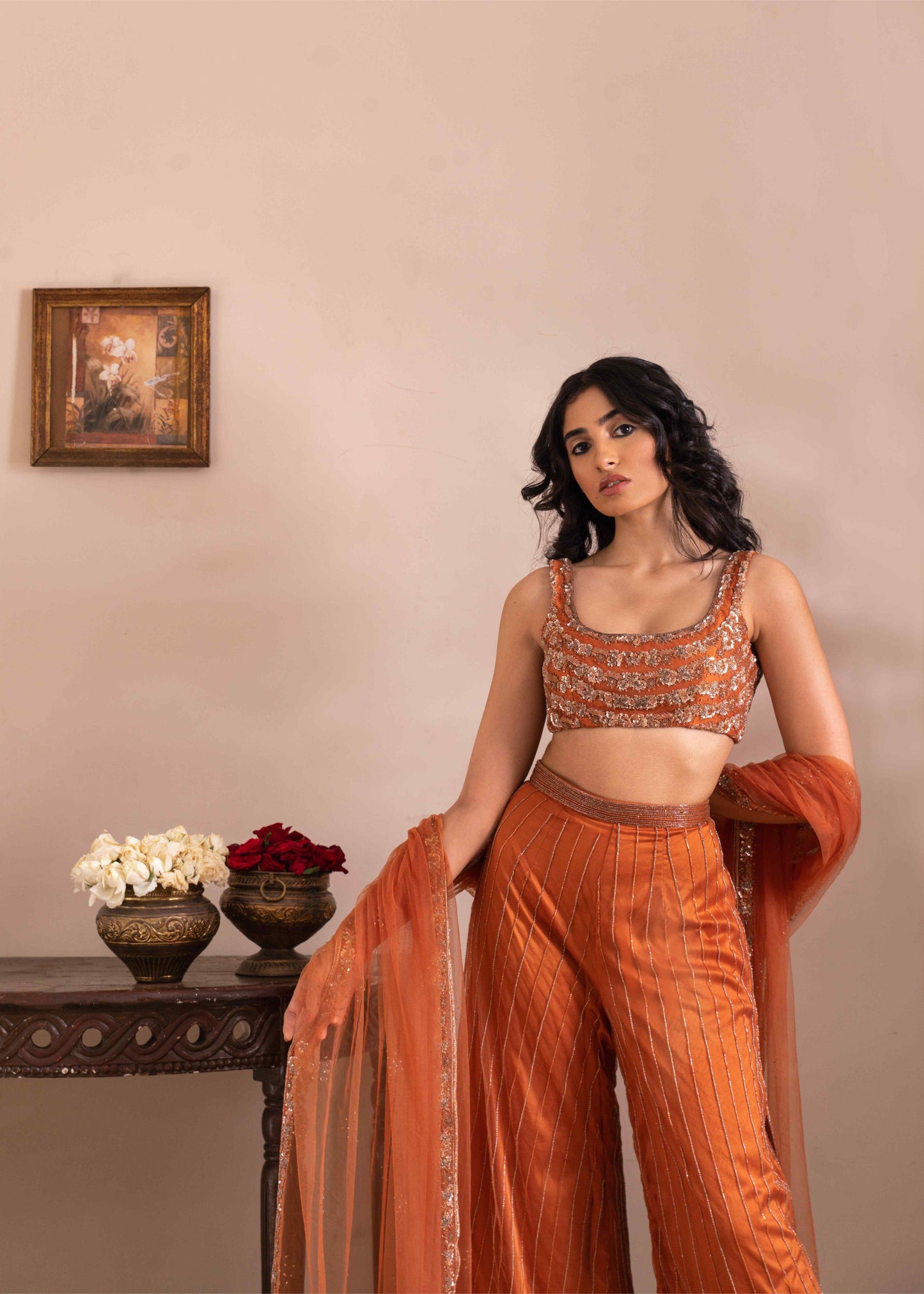 Detachable chintz kurti set - My Store