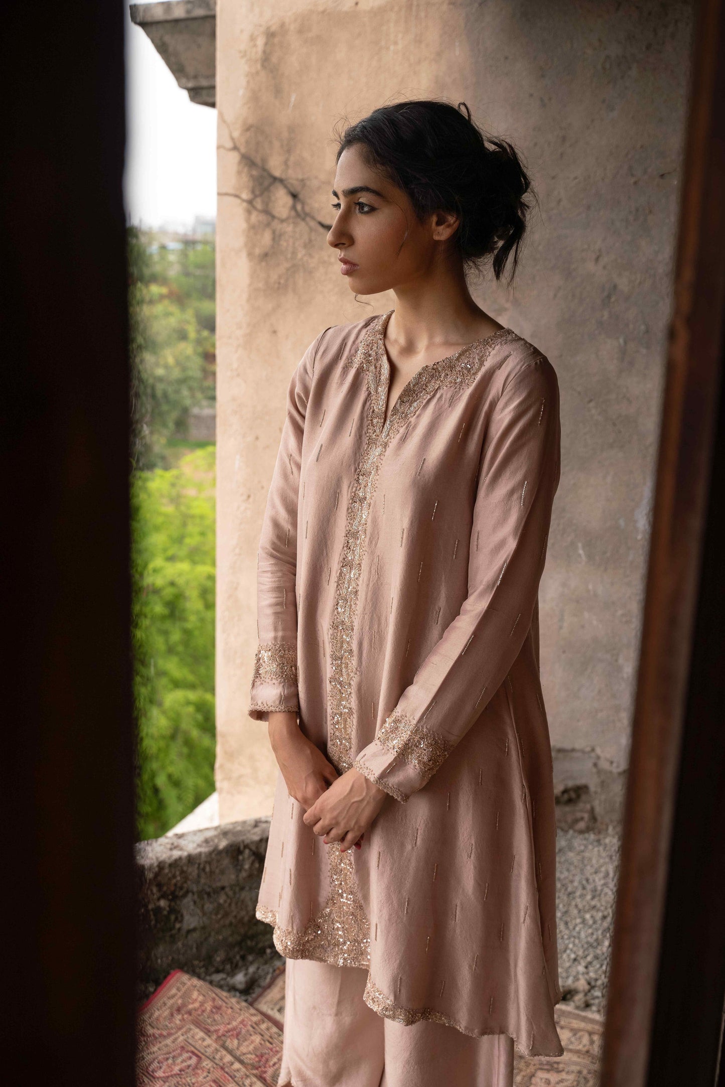 Hi-Low chintz kurti set - My Store